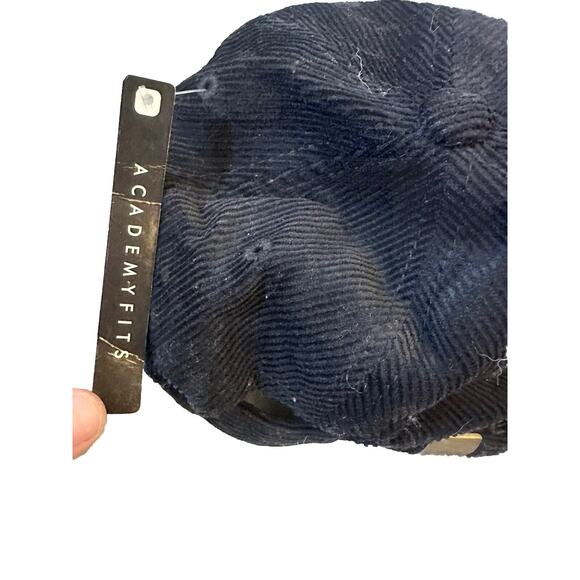 Academy Fits - The Hype Black Suede Adjustable Hat Gold Clasp NWT - Picture 4 of 5